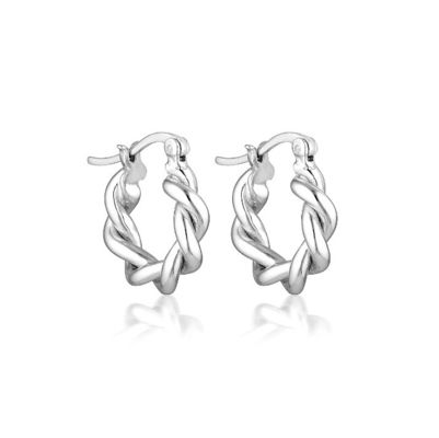 15mm Torto, grosso, anello vuoto, orecchini da donna, gioielli