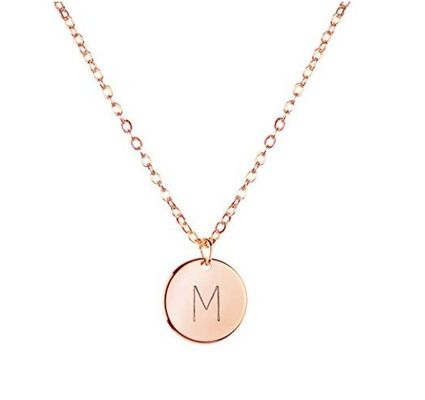 10mm Disco di acciaio inossidabile Pendente iniziale 45CM + 5CM di acciaio inossidabile Pendente Collare