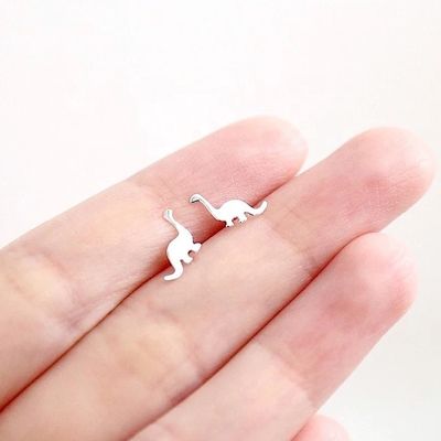 Orecchini di dinosauro per bambini 925 Sterling Silver Mini