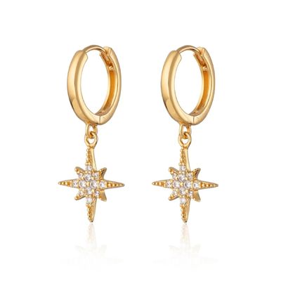 Orecchini per anelli di lusso Starburst 925
