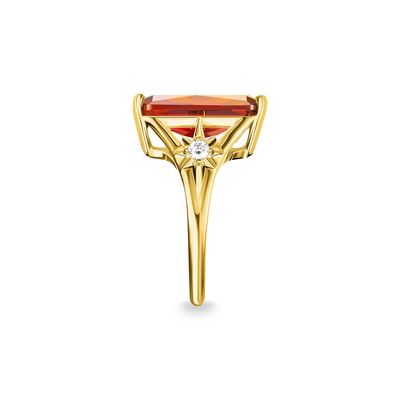 Anello di fidanzamento femminile in argento sterling 925 con design di fascia alta