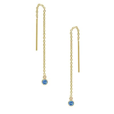 925 Sterling Sterling Simply 18k Gold Plaked Women's Drop Drop Dlowing Earring