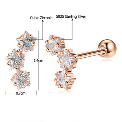 Orecchini in zirconia cubica per donne accessori