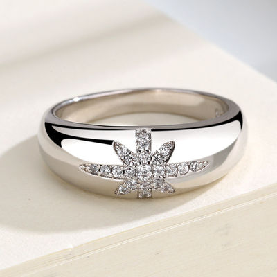 Unisex Alibaba-Online-Shopping Anelli in oro Starburst in argento 925