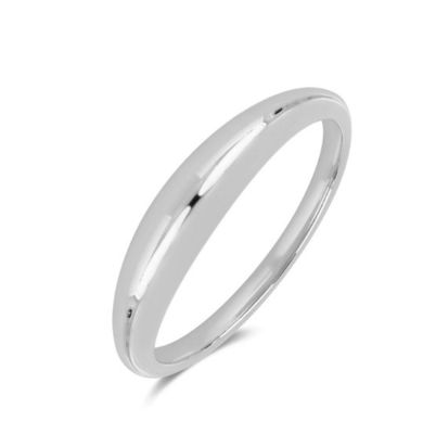 Anelli da donna impilabili in argento sterling Boho piatto placcato oro 18 carati