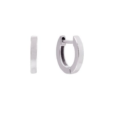 Minimalista Huggies di moda 925 Sterling Silver orecchini unisex con rivestimento in oro 18K