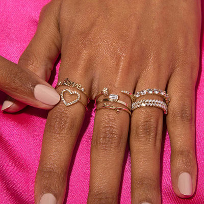 Moda 925 Sterling Silver Women Ring Gioielli Prodotto personalizzato Tipo religioso Nessuna