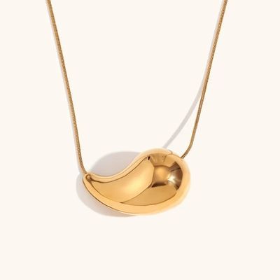 Colletto a lacrime in oro 18K personalizzato 45+5cm Colletto a lacrime in ottone
