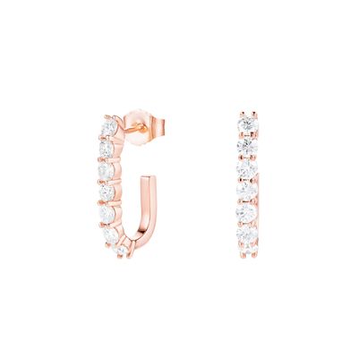 Orologio di moda 925 Sterling Silver 14k Gold Orologio di moda Bend Stud per donne Gioielli per ragazze