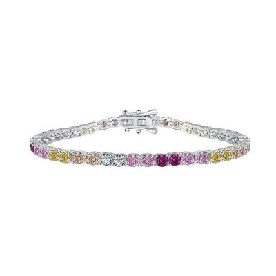 Braccialetto da tennis in argento sterling 925 per donne