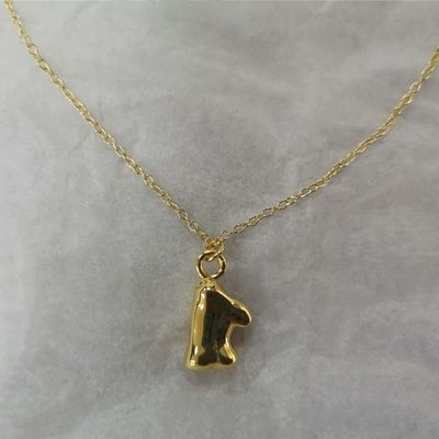 Venere femminilità 18K oro placcato 925 Sterling argento riempito pendente collana per la festa
