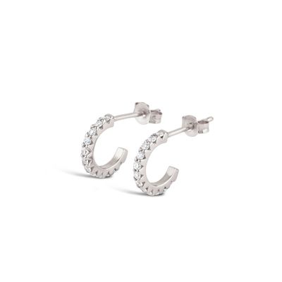 Ricambi in oro 18K mini cubo zircon piccolo anelli a anello aperto con taglio principessa