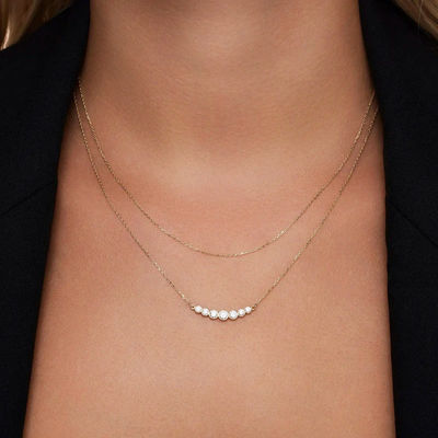 Necklaces miniaturistici 925 Sterling Silver Tenis Pendant Necklaces per donne Necklaces a strato