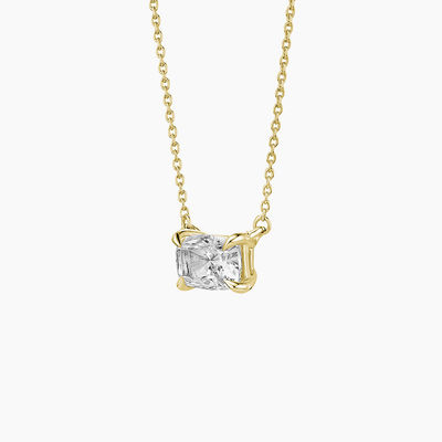 Taglio ovale 5A Bianco Cubico Zirconia Lucente Pendente di Gemme Collare per Donne Gioielli classici