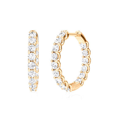 925 Sterling Silver Fine Jewelry Hoop Earrings Perfetti per ogni occasione