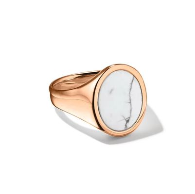Anello di sigillo maschile in argento sterling 925
