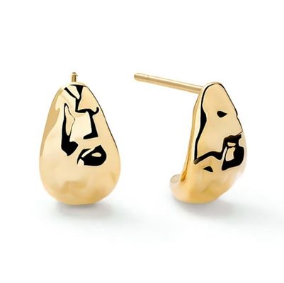 Custom Brand Jewelry Luxury Wholesale Best Selling 925 Silver Hoop Earrings for Women