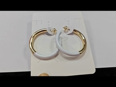 cerchio di smalto bianco