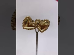 Orecchini in argento piatto