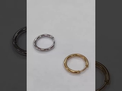 Simply Rose Gold 8mm con cerniera Huggie Small Hoop orecchini in acciaio inossidabile per la laurea