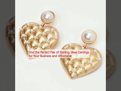 Trova la coppia perfetta di orecchini in argento per il tuo business e a prezzi accessibili
