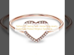 Moda 925 Sterling Silver Women Ring Gioielli Prodotto personalizzato Tipo religioso Nessuna